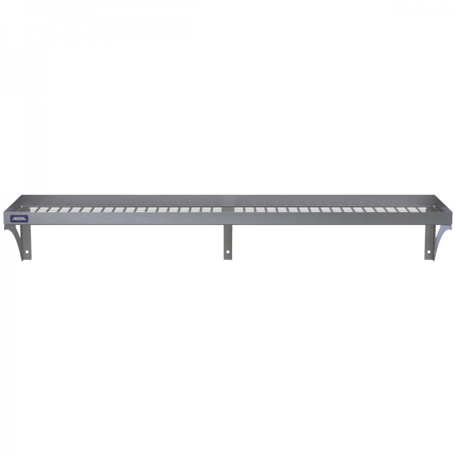 Prateleira Escorredor Inox Gradeada 25 x 100 - Aisa